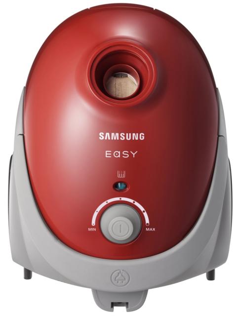 Прахосмукачка Samsung VCC52U6V3R/BOL Vacuum Cleaner, 750W, Suction Power 200W, Bag Type, Telescopic Steel with Cyclone Filter, red