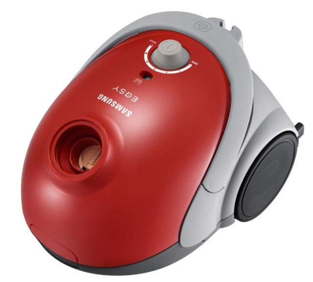 Прахосмукачка Samsung VCC52U6V3R/BOL Vacuum Cleaner, 750W, Suction Power 200W, Bag Type, Telescopic Steel with Cyclone Filter, red