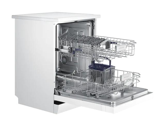 Съдомиялна машина Samsung DW60M6040FW/EC,  Dishwasher, 60cm, 10.5l, Energy Efficiency E, Capacity 13 p/s, large display, 44dB, White