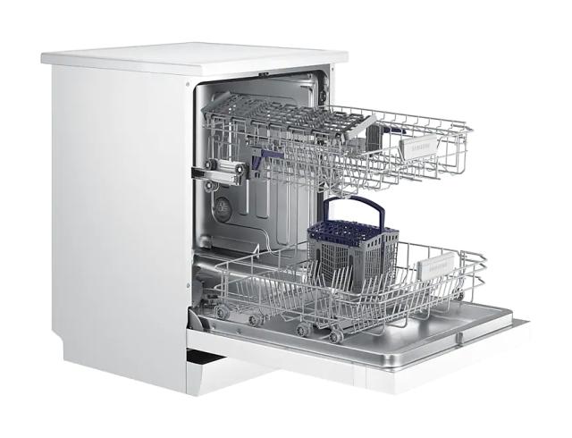 Съдомиялна машина Samsung DW60M6040FW/EC,  Dishwasher, 60cm, 10.5l, Energy Efficiency E, Capacity 13 p/s, large display, 44dB, White