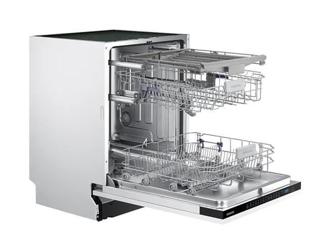 Съдомиялна машина Samsung DW60M6050BB/EO,  Dishwasher integrated, 60cm, 10.5l, Energy Efficiency E,  Capacity 14 p/s, large display, 44dB