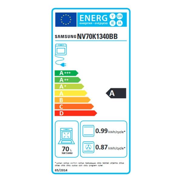 Фурна Samsung NV70K1340BB, Oven, Capacity 70L, Class A, LED Display, Black