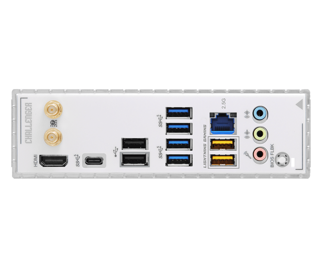 Дънна платка ASRock B860 Challenger White WIFI 7, LGA1851, 4 x DDR5, 3 x M.2 NVMe, 4 x SATA 6Gb/s, HDMI, ATX