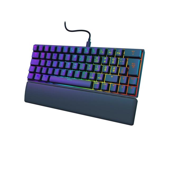 Геймърска клавиатура HAMA uRage, Exodus 760 Mechanical Mini, червени суичове, черна
