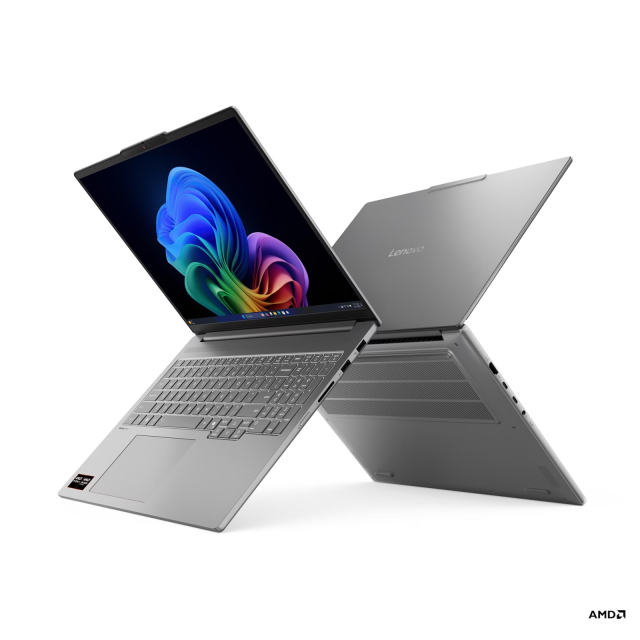 Лаптоп Lenovo  IdeaPad Pro 5 16AKP10, AMD Ryzen AI 7 340 6C (2.0 / 4.8 GHz, 16MB Cache), 16.0" (40.64 cm) 2.8K OLED Display, 120Hz, AMD Radeon 840M, 24GB LPDDR5X, 512GB M.2 NVMe SSD, Free DOS