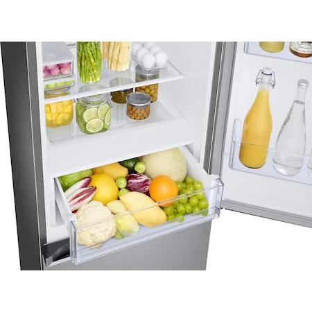 Хладилник Samsung RB34T600ESA/EF, Refrigerator with SpaceMax Technology, Fridge Freezer, Total 344l, refrigerator 230l, freezer 114l, Energy Efficiency E, All-Around Cooling, No frost, 35dB, 186/59.5/65.8, Metal graphite