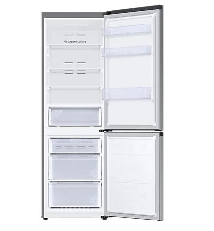 Хладилник Samsung RB34T670ESA/EF, Refrigerator with SpaceMax Technology, Fridge Freezer, Total 344l, refrigerator 230l, freezer 114l, Energy Efficiency E, All-Around Cooling, No frost, 35dB, 185/59.5/65.8, Metal graphite