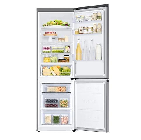 Хладилник Samsung RB34T670ESA/EF, Refrigerator with SpaceMax Technology, Fridge Freezer, Total 344l, refrigerator 230l, freezer 114l, Energy Efficiency E, All-Around Cooling, No frost, 35dB, 185/59.5/65.8, Metal graphite