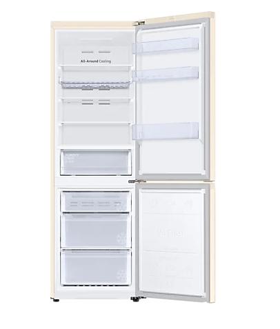 Хладилник Samsung RB34T672FEL/EF, Refrigerator with SpaceMax Technology, Fridge Freezer, Total 344 l, refrigerator 230 l, freezer 114 l, Energy Efficiency F, All-Around Cooling, No frost, Power Cool function, External Display, 35 dB, 186/59.5/65.8,  