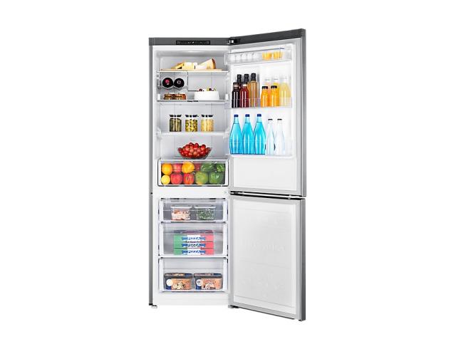 Хладилник Samsung RB33J3030SA/EO, Refrigerator, Fridge Freezer, Total 339l, refrigerator 231l, freezer 108l, Energy Efficiency F, No frost, Multi Flow, Full cooling, Metal Graphite