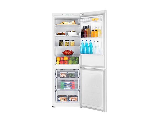 Хладилник Samsung RB31HSR2DWW, Refrigerator, Fridge Freezer, 339 L, No Frost, Energy Efficiency F, Multi Flow, All-Around Cooling, White