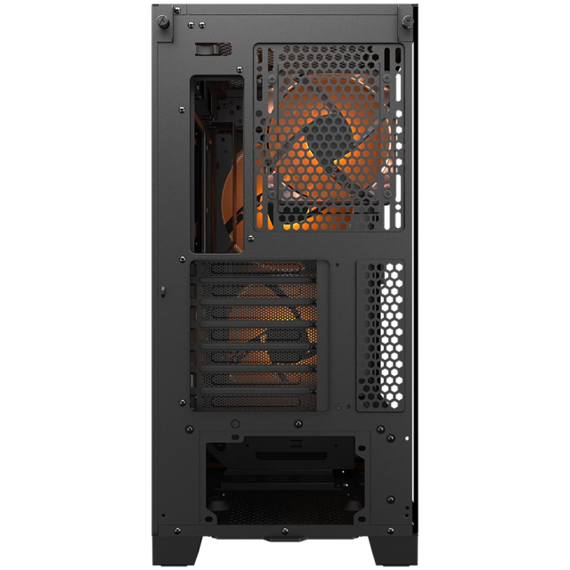 Кутия Cougar AIRFACE FLO RGB, Mid Tower,USB 1x Type-C, 2x USB 3.0, Mini ITX / Micro ATX / ATX / CEB / E-ATX, Black