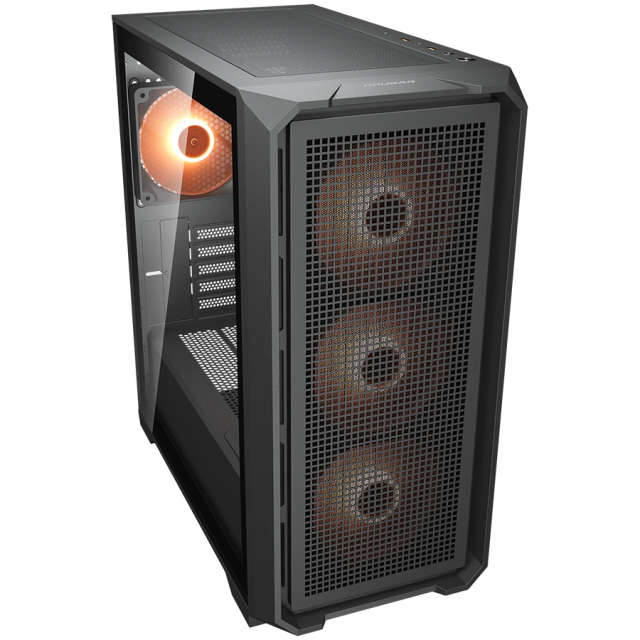 Кутия Cougar MX600 Mini V2 PRO, Mini Tower, 1x USB Type-C, 2x USB 3.0, Mini ITX / Micro ATX, Black