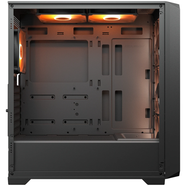 Кутия Cougar MX600 Air Pro Black, Mid Tower, 2x USB 3.0, 1x USB-C, Mini ITX / Micro ATX / ATX / E-ATX, Black