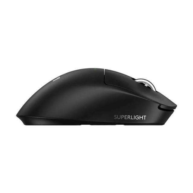 Мишка Logitech Pro X SuperLight 2 DEX, Wireless, оптична (44 000 dpi), 5 бутона, HERO 2 сензор, USB, черна