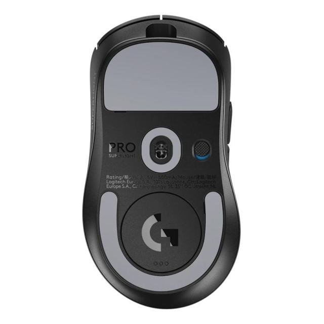 Мишка Logitech Pro X SuperLight 2 DEX, Wireless, оптична (44 000 dpi), 5 бутона, HERO 2 сензор, USB, черна