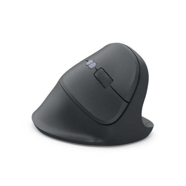 Hama EWM-500R, Ергономична вертикална мишка, Wireless, оптична (1000-1600 dpi), 7 бутона, черна