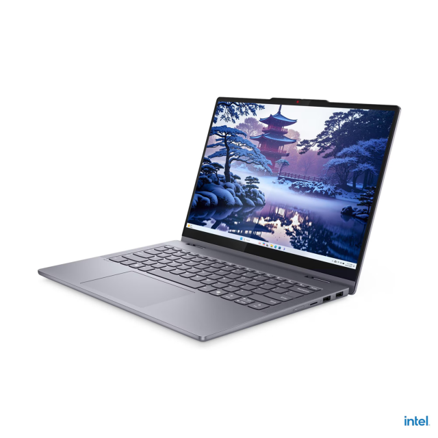 Лаптоп Lenovo IdeaPad 5 2-in-1 14IAL10, Intel Core Ultra 5 225U 12C (2.4 / 4.8 GHz, 12MB Cache), 14" (35.56cm) WUXGA IPS 300nits Glare Display, (HDMI), 16GB LPDDR5X, 1TB SSD NVMe, 2x USB 3.2 Gen 2 Type-C, Windows 11 Home