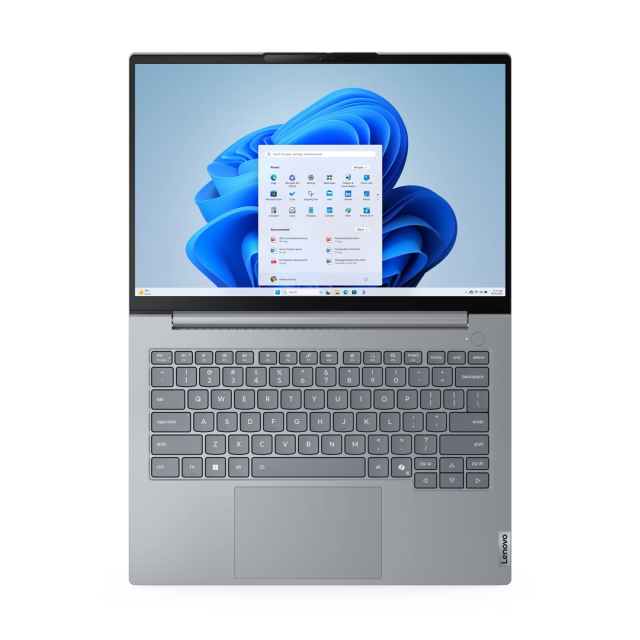 Лаптоп Lenovo ThinkBook 14 G8 IAL, Intel Core Ultra 7 255H 16C (1.5 / 5.1 GHz, 24MB Cache) 14.0" (35.56 cm) FHD IPS Anti-glare Display, Intel Arc 140T, 512 GB M.2 NVMe SSD, Free DOS16GB DDR5