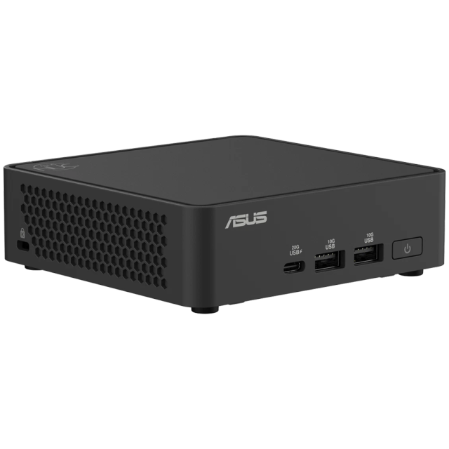 Компютър ASUS NUC 15 Pro Slim NUC15CRK, Intel Core 5 210H 8C (1.6 / 4.8 GHz, 12MB Cache), UHD graphics, no RAM, no Storage, Wi-Fi7+BT, Intel Ethernet RJ45, no OS