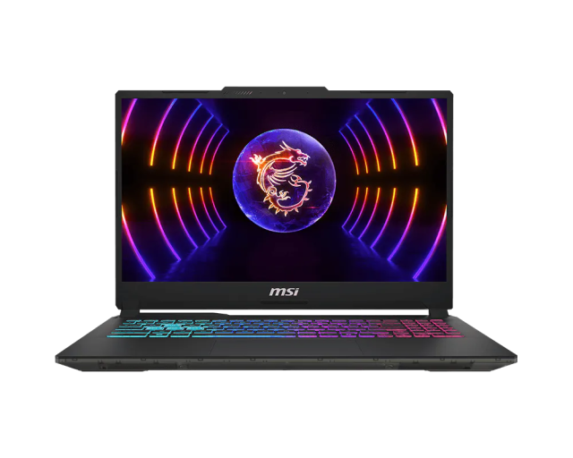 Лаптоп MSI Cyborg 15 A13UCK-2295XBG, Intel Core i7-13620H 10C (2.4 / 4.90 GHz, 24MB Cache), FHD Anti-Glare Display, NVIDIA GF RTX3050 4GB GDDR6, 16GB DDR5, 512GB M.2 NVMe SSD, 1x USB 3.2 Gen1 Type-C, Free DOS
