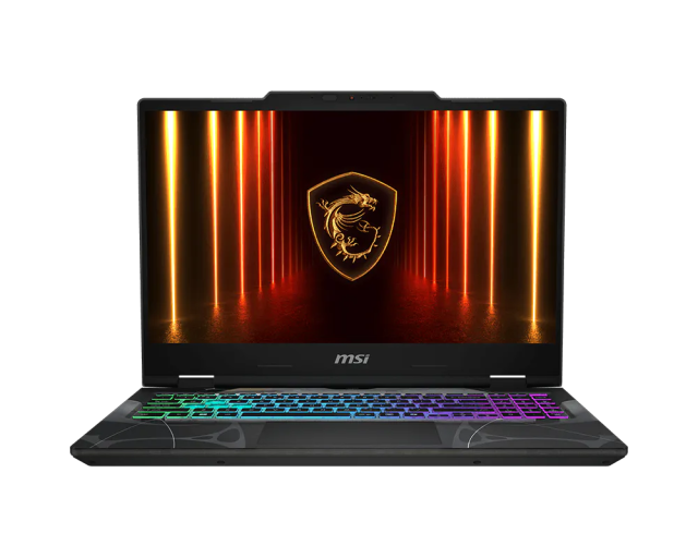 Лаптоп MSI Cyborg 15 B13WFKG-1008XBG, Intel Core i7-13620H 10C (2.4 / 4.90 GHz, 24MB Cache), 15.6'' (39.62 cm) FHD Anti-Glare Display, NVIDIA GF RTX5060 8GB GDDR7 DLSS 4, 16GB DDR5, 512GB M.2 NVMe SSD, 1x USB 3.2 Gen 2 Type-C, Free DOS
