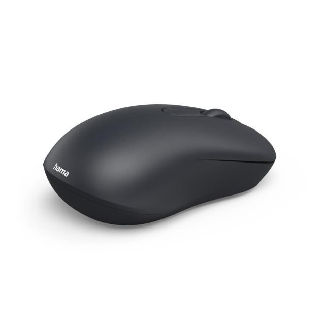 Мишка HAMA WM-100, Wireless, оптична (1200 dpi), 3 бутонна, черна