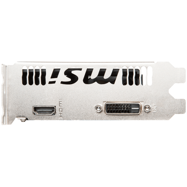 Видео карта MSI nVIDIA GeForce GT 1030 AERO ITX OC 2GB GDDR4, 64-bit, HDMI, DVI