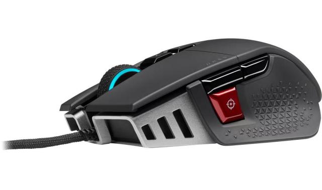 Геймърска мишка Corsair M65 RGB Ultra, Optical (26000 DPI), USB, Black
