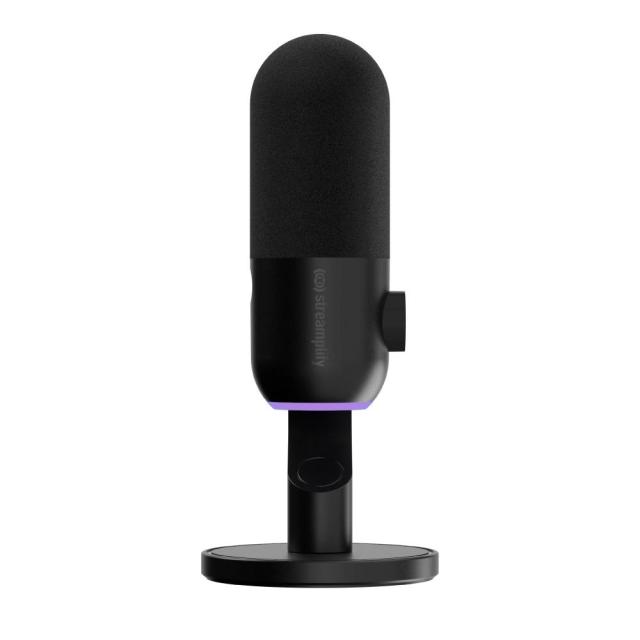 Настолен микрофон Streamplify MIC Мini, USB Type-C, 3.5mm jack