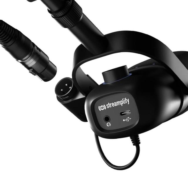 Настолен микрофон Streamplify MIC VOX Bundle, USB Type-C, 3.5mm jack, XLR