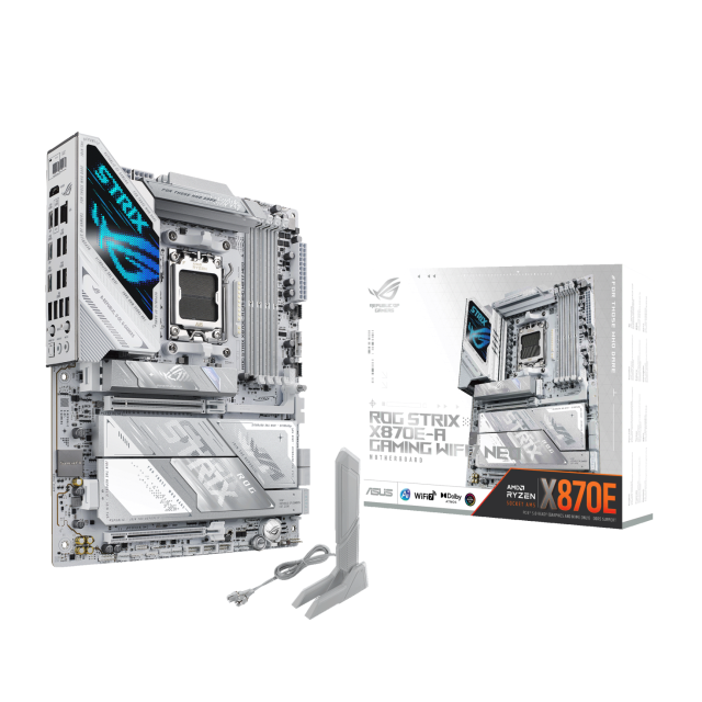 Дънна платка ASUS ROG STRIX X870E-A GAMING WIFI7 NEO, AM5, 4x DDR5, 4x M.2, 4x SATA 6Gb/s, HDMI, ATX