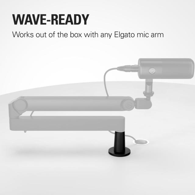 Elgato Desk Plate for Wave Mic Arm - плочка за монтаж на Elgato микрофон