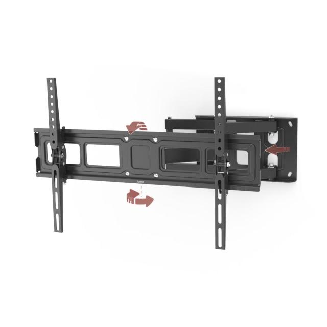 Стенна стойка за TV HAMA, 216 см (85”), до 50 кг, въртяща се, накланяща се, издърпваща се