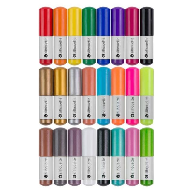 Аксесоар Silhouette Sketch Pens Kit - 24 Pens + 10 designs