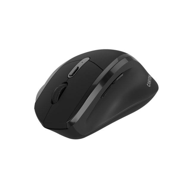 Мишка CANYON OnClick 17, Wireless, 6 бутона, Оптична (1600DPI), Black