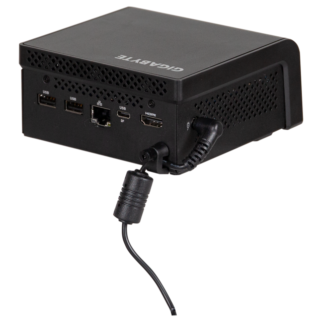 Настолен компютър Gigabyte Brix, Intel Processor N250 4C (3.8 GHz, 6MB Cache), 1x SO-DIMM DDR5, 1x M.2 SSD, Wi-Fi 5+BT, 1x RJ-45