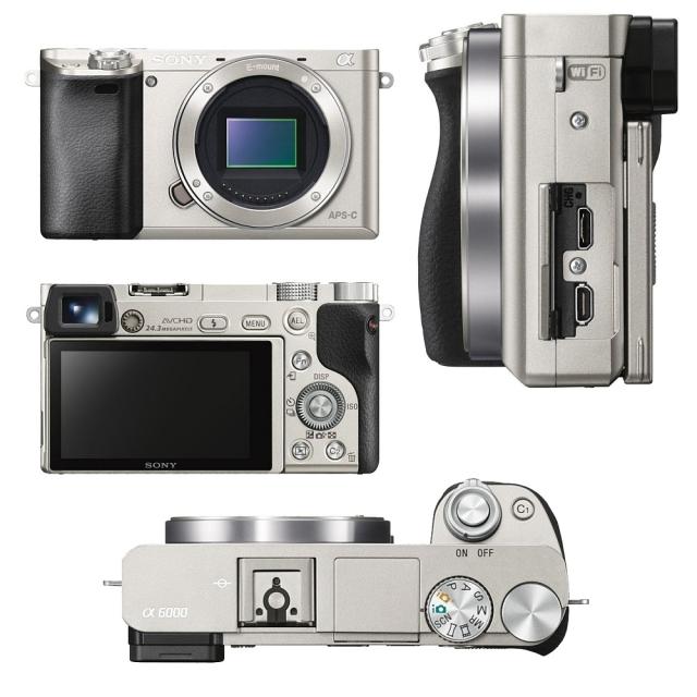 Цифров фотоапарат Sony Exmor APS HD ILCE-6000 silver