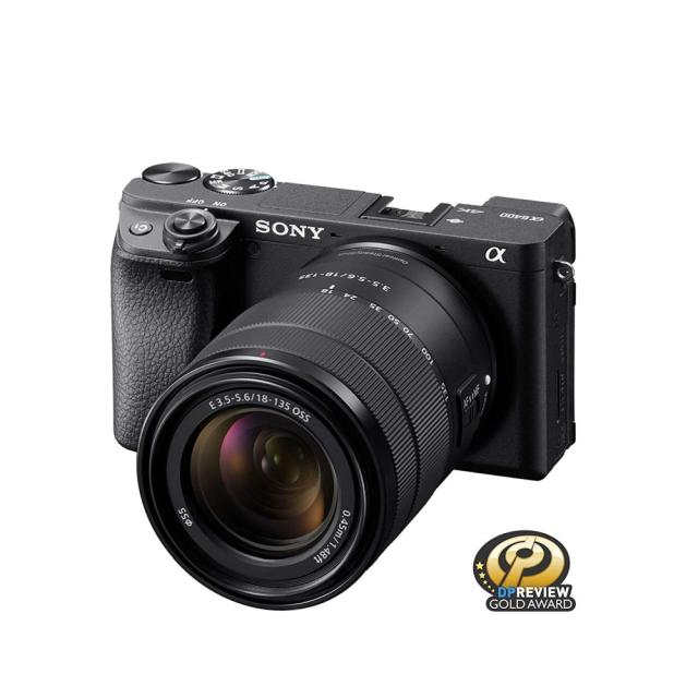 Цифров фотоапарат Sony Exmor APS-C HD ILCE-6400M, black + 18-135mm Power Zoom Lens