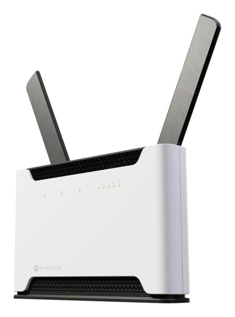 Рутер MikroTik Chateau LTE7ax, 4x 1G Ethernet, 1x 2.5G Ethernet, 1x Micro SIM, 1x USB 2.0
