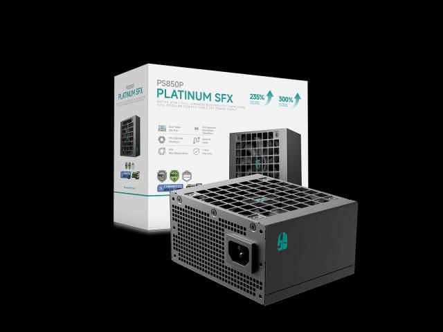 Захранване DeepCool PS850P, 850W, Active PFC, SFX 3.1, 80 PLUS PLATINUM, Fully Modular