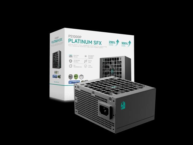 Захранване DeepCool PS1000P, 1000W, Active PFC, SFX 3.1, 80 PLUS PLATINUM, Fully Modular