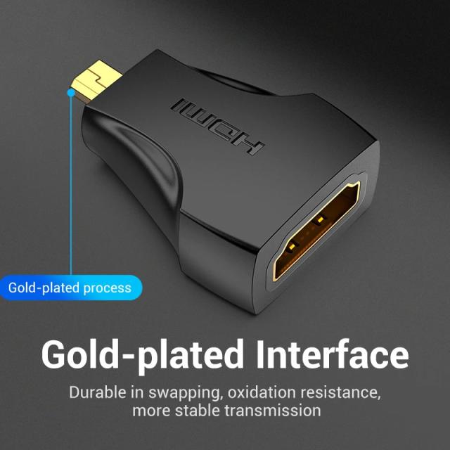 Адаптер Vention Micro HDMI (м) към HDMI (ж)