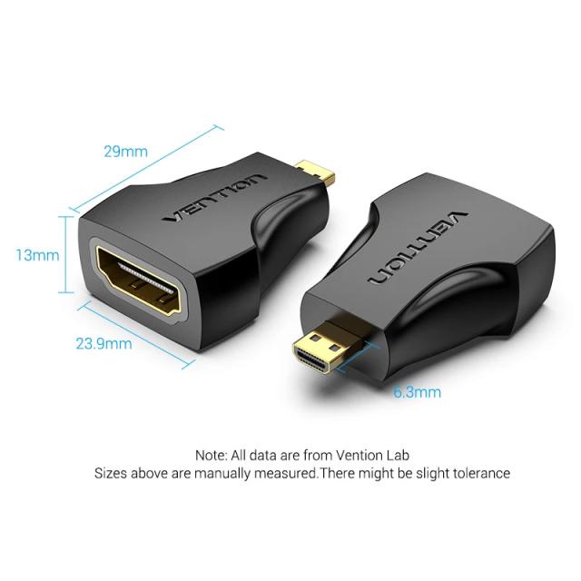 Адаптер Vention Micro HDMI (м) към HDMI (ж)