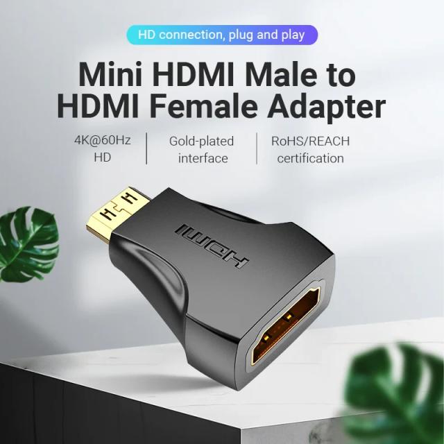 Адаптер Vention Mini HDMI (м) към HDMI (ж)