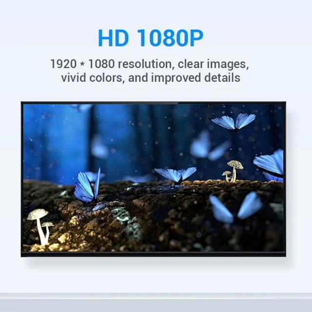 Адаптер Vention DVI (м) към HDMI (ж), Gold plated