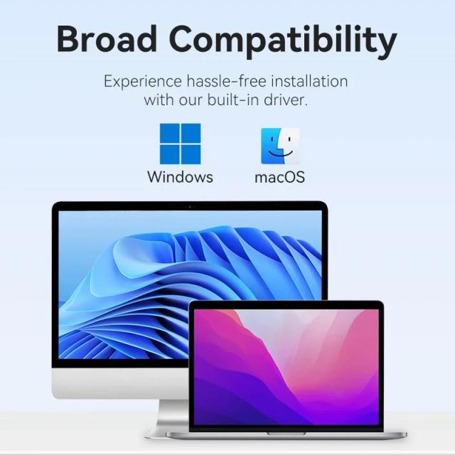 Адаптер Vention USB-C/A (м) към HDMI (ж)