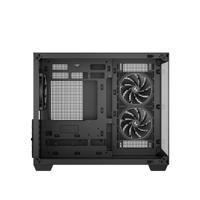 Кутия за компютър DeepCool CG330 3F ARGB Black, Mini Tower, 1x USB 3.0, 2x USB 2.0, 1x HD Audio, mATX, Mini-ITX