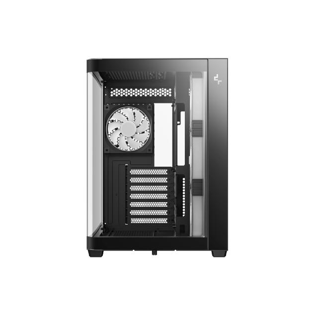 Кутия за компютър DeepCool CG530U 4F ARGB Black, Middle Tower, 1x USB Type-C, 2x USB 3.0, 1x HD Audio, ATX, mATX, Mini-ITX