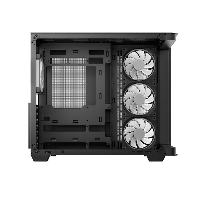 Кутия за компютър DeepCool CG530U 4F ARGB Black, Middle Tower, 1x USB Type-C, 2x USB 3.0, 1x HD Audio, ATX, mATX, Mini-ITX